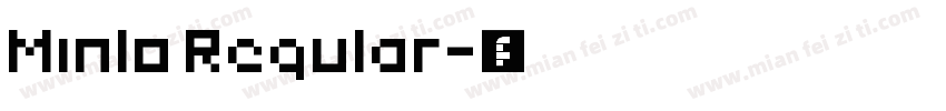 Minlo Regular字体转换